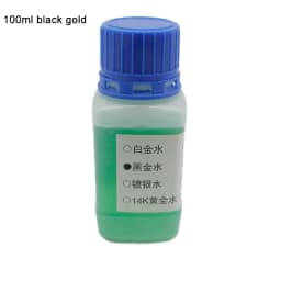 100ML Gold Plating Solution Platinum Jewelry Electroplating Water Silver Oxidized Liquid