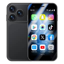 ONEMYTH MINI 3G Small Smartphone, Play Store, SEVRO, WhatsApp, GPS, WiFi, Dual SIM Cards, Facial Recognition