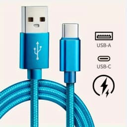 USB Type C Fast Charging Cable For Samsung Xiaomi Redmi POCO Honor Nylon Braided Quick Charge Cables For iPhone 15 16 17 Pro Max