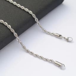 Thickness 2mm-4mm 304 Stainless Steel Link Chain Necklace Silver Color Link Classic Curb Chain for Men Women Jewelry Findings