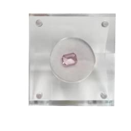 Clear Diamond Storage Box Transparent Loose Gemstone Jewelry Display Stand Gems Organizer Bare Stone CVD IGI Zircon Show Box