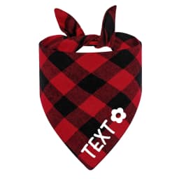 Custom Personalized Dog Bandanas Large Pet Scarf Pet Cotton Plaid Washable Collar Cat Dog Scarf Large Dog Accessories Kerchief