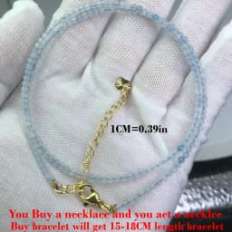 Simple Bohemian Natural Stone Cut the Shiny Beads Necklace Bracelet Set for Women Charms Fashion Female Party Gift Jewelry