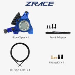 ZRACE M1 XG Flat Mount Brake for Flat Bar Gravel / BMX Raceing,Full CNC Lightweight, Front and Rear Flat Handler Bar Gravel
