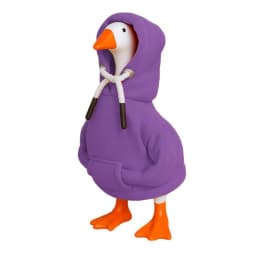 5 Inch Goose Outfits Red Hoodies Soft Solid Color Mini Porch Goose Hoodies Desk Goose Outfits Clothes for Table Decoration