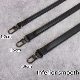 Black Lady's Bag PU Leather Shoulder Strap Crossbody Bag Belt adjustable Replace Handle Accessories