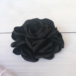 5Pcs 8CM Handmade DIY Large Satin Fabric Artificial Rose Flowers For Wedding Party Craft Home Decoration