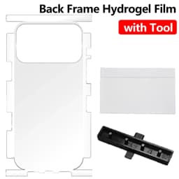 18PM Back+Frame Hydrogel Film For iPhone 18Pro 17Pro Max 17Air Full Protection Border Side Back Protector Soft Films Not Glass