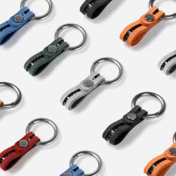 Make of Alcantara Car Key Chain Case Carbon Fiber For Audi A4 B8 A5 A3 8Y A6 A7 Q3 Q5 Q7 TT TTRS Decor Keychain Ring Accessories