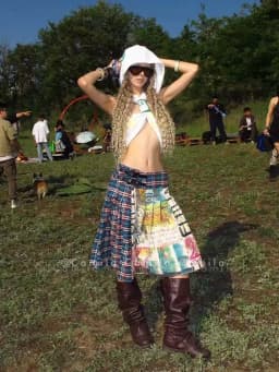 Spring Summer 2026 Women's Skirts Sexy Split Half Skirt Female Clothing Streetwear Printed Unique Design Skirt