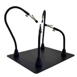 TOOKKSS Magnetic PCB Board Fixed Clip Flexible Arm Soldering Third Hand 4 Flexible Arms Glass Soldering Iron Holder Repair Tools