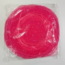 100pcs 26 35 40cm Dia White Round Organza Bags Wedding Party Decoration Favors Drawable Gift Bag Jewelry Packaging Bags Pouches