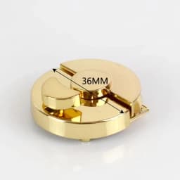 1Pc Gold Metal Clasp Turn Lock Twist Locks Bag Decoration Buckles Handbag Purse Closure Clasps DIY Hardware Replace Accessories