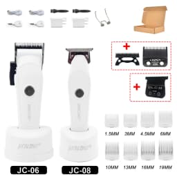 JUCAI Mini Candy Professional Hair Clipper for Men 7200RPM Brushless Motor Phantecho DLCBlade Base Charger Haircut Machine