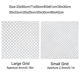 White Plastic Mesh Cloth Bag Rug Thread Hook Craft Supplies DIY Handcraft Latch Hook Accessory Hook Crafts Durable Grid About