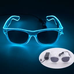 New Party Glasses Luminous Colorful LED Glasses Lighting Up Nightclub DJ Bar Music Dance Party Young Man Children Birthday Gift