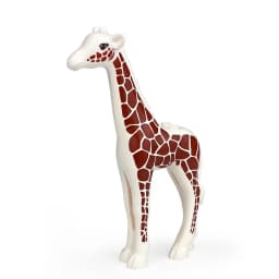MOC City Animals Building Block Model Farm Ranch Scene Accessories Goat Wolf Pig Owl Flamingo Parrot Bird Zoo Kids Brick Toy T04