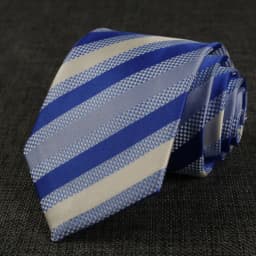 New Men's Tie Classic Stripes Striped 8cm Jacquard Necktie Accessories Daily Wear Cravat Wedding Business Party Gift