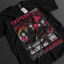 2026 New Naruto Uzumaki Sasuke Anime Printed T-shirt Summer Men's Pure Cotton Neutral Casual Family Set Short Sleeved T-shirt