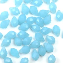 Austrian Crystal Teardrop Glass Beads 50pcs Briolette Waterdrop Pendant Loose Beads for Jewelry Making Bracelet DIY
