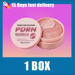 PDRN Pink Under-Eye Mask For Dark Circle And Puffiness Slip-resistant Eye Patches With Collagen Leave Skin Looking Youthful.