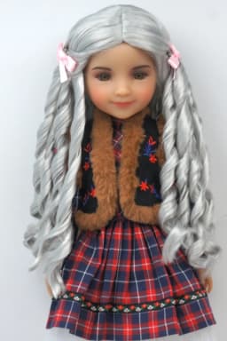 JD871 1/4 1/3 MSD SD DOD Blythes Long Handmade Lady Roman Curly Synthetic mohair BJD Doll Wigs Qbaby Doll Hair