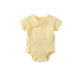 0-3 Months Newborn Baby Onesies Solid Color Cotton Bodysuit Slant Open Button Soft Infant Casual Bebe Clothes For Baby Boy Girl