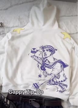 Jojo Bizarre Adventure Patchwork Zip Up Hoodies Men Oversized Embroidery Hoodie Hip Hop Couples Harajuku Y2k Street Sweatshirt