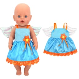 43cm Baby Doll Clothes Animal Romper 17 inch Dolls Clothes Children Xmas Gift Toys Wears