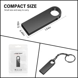 Free Custom Logo USB Flash Drive Pen Drive 8GB 16GB 32GB 64GB 128GB Metal Pendrive Card Memory Stick Drives U Disk with Key Ring