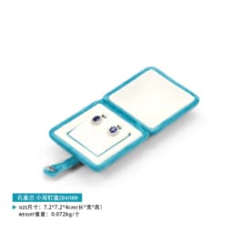 High Grade Double Open Jewelry Box Velvet Engagement Ring Box Wedding Ring Necklace Earring Gift Boxes Organizers Storage
