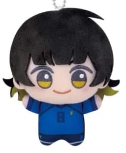 New Anime Blue Lock Vol.9 Rin Itou Bachira Meguru Cosplay Plush Doll Fluffy Maumet Pendant Puppet Keychain Keyring Gifts Toys