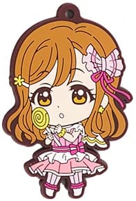 Love Live Sunshine Anime Lovelive Aqours Yoshiko Ruby Chika Hanamaru Dia Kanan Mari Game PVC Keychain