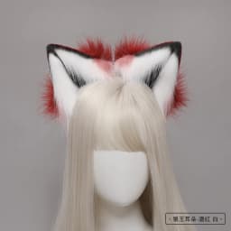 New Golden Fox Anime Beast Ear Wolf Ears Headband Realistic Furry Fluffy Animal Hair Hoop Lolita Masquerade Cosplay LOL Fox Ear
