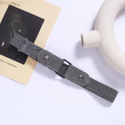 Buckle-Free Adjustable Elastic Stretch Belt, No Buckle Invisible Belt for Men Women Casual Jean Pant Dress, No Hassle Waist Belt