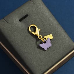 Bag Pendant Exquisite Cherry Butterfly Keychain Car Keychain Creative Fashion Women's Backpack Decoration Accessories Gifts