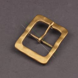 Quality Sturdy Antique Brass Heavy Duty Single Prong Belt Buckle Leathercraft Square Center Bra Jeans Belt Buckle Fit 38mm