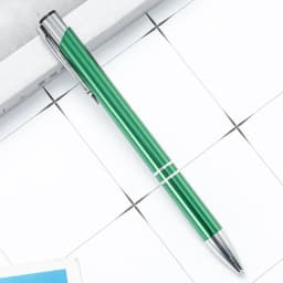 50Pcs/Lot Ballpoint Pen Black Blue Ink School Office Student Pen Free Customized Logo Name Text