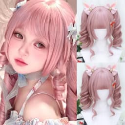 OLACARE Long Body Wave Black Brown Purple Cosplay Wigs Heat Resistant Synthetic Wigs Middle Part Natural Lolita LM Wigs Women