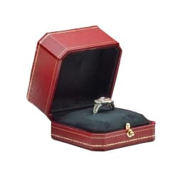 Customizable LOGO Vintage Octagonal Gold Text Storage Box Ring Earnail Bracelet Jewelry Packaging Case Collection Storage Box