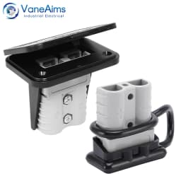 2pcs 50A 120A 175A Battery Power Connector Quick Plug Car Battery Charging Connectors 600V Forklift Electrical Cable Connectors
