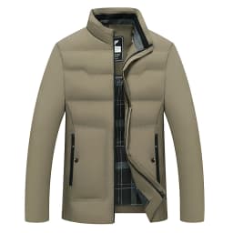 Top Grade Middle-aged Men's Bubble Puffer Parka Jacket Windbreaker Coat Winter Warm Thickened Short Outerwear