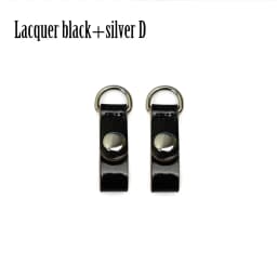 TANQU New 1 Pair 2 Piece Clip Closure Attachment for Obag Faux Leather Strap Hook Clip for Opocket O Bag