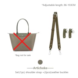 Bag Shoulder Strap For Longchamp M Leather Shoulder Bag Strap Durable Belt Slung Crossbody No Drilling Replacement Accessories