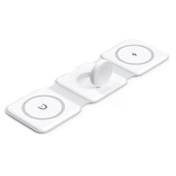 3-In-1 Foldable Magnetic Wireless Charger | Portable And Travel-Friendly | Compatible with Iphone 12-15 Series, Airpods 2/3/Pro