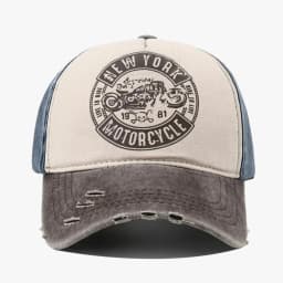 Unisex Baseball Caps Man Women Retro Cap Letters & Motor Print Retro Adjustable Hats Spring and Summer Outdoor Sunscreen Hat