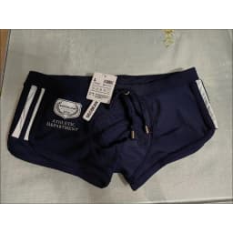 Real shot of various styles Men's classic quality solid color seaside beach swimming trunks 30806