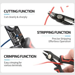 Automatic Stripping Cutter Wire Stripper Pliers Cable Wire Crimping Electrician Repair Tools Wire Stripper Tool Hand Tools