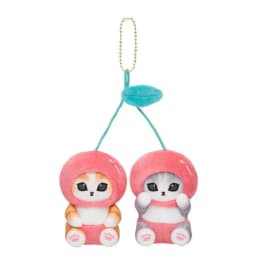 Kawaii Mofusand Shark Cat Fruit and Vegetable Series Plush Toys Backpack Keychain Cartoon Soft Stuffed Doll Girls Birthday Gift