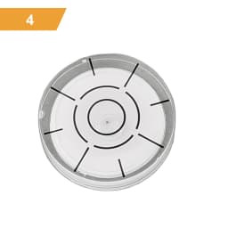 1/5Pcs 32mm Spirit-Bubble Degree Mark Mini Bubble Level 20°-30° Accuracy Round Measuring Meter Professional Measuring Tools